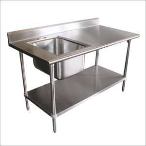 Working Table With Single Sink