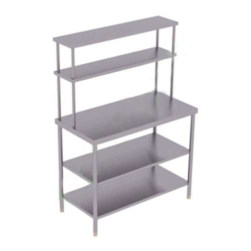 Preparation Table With Over Head Shelf