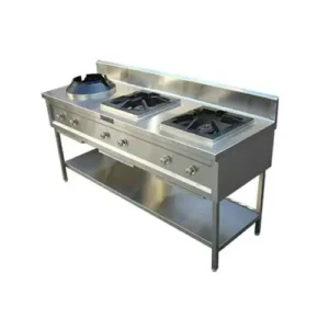 Three Burner Pan Support Chinese Range