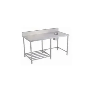 Working Table With RHS Garbage Chute