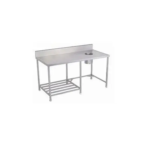 Working Table With RHS Garbage Chute